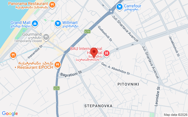 Карта расположения