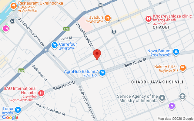 Карта расположения