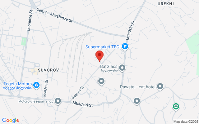 Карта расположения