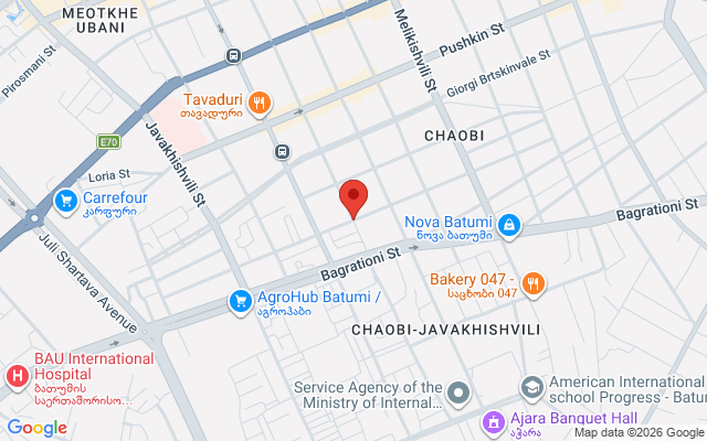 Карта расположения