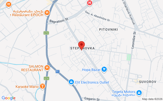 Карта расположения
