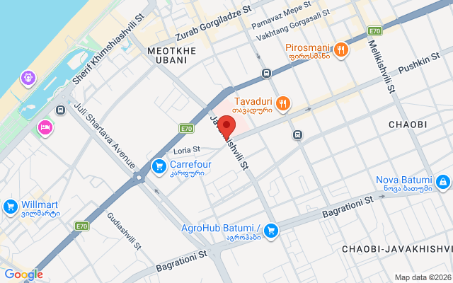 Карта расположения