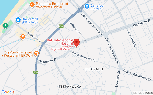 Карта расположения