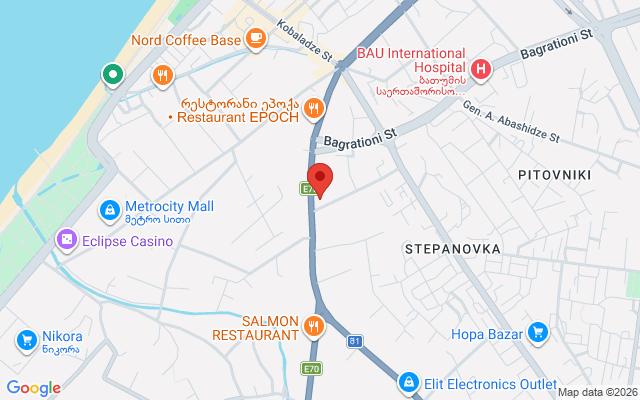 Карта расположения