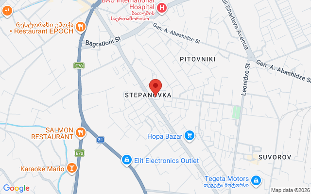 Карта расположения