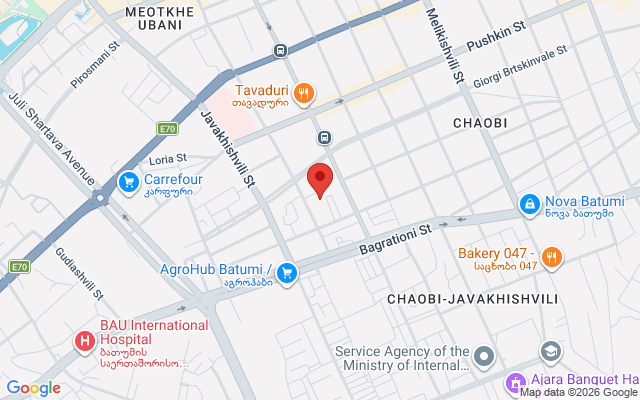 Карта расположения