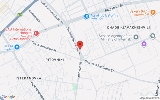 Карта расположения