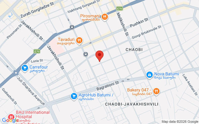 Карта расположения