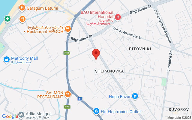 Карта расположения