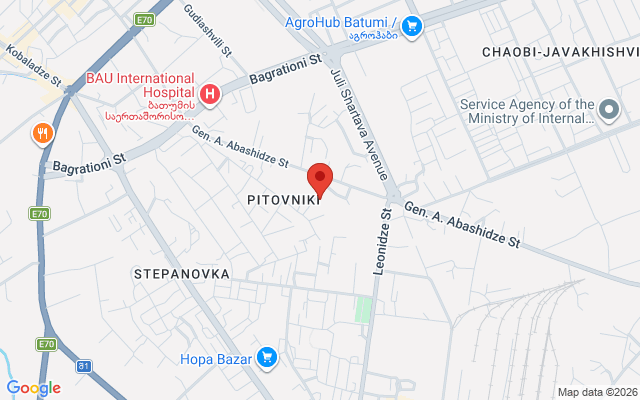 Карта расположения