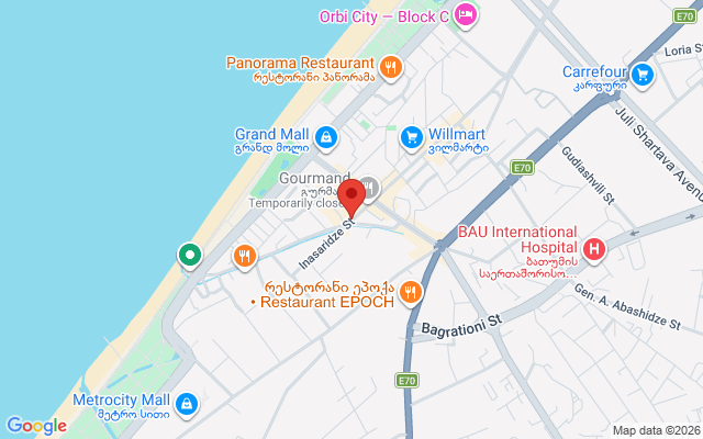 Карта расположения