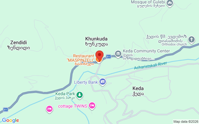 Карта расположения