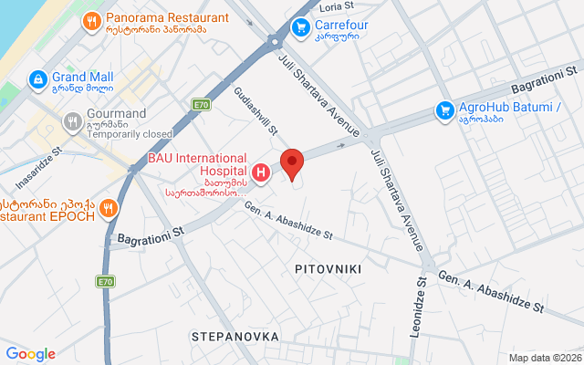 Карта расположения