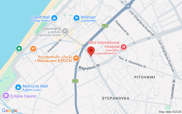 Карта расположения