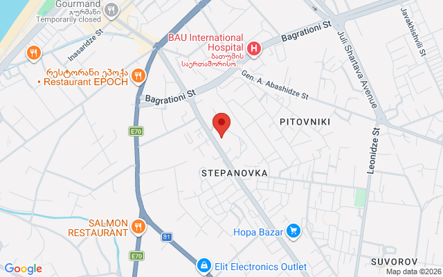 Карта расположения