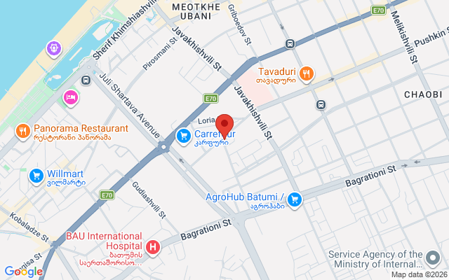 Карта расположения