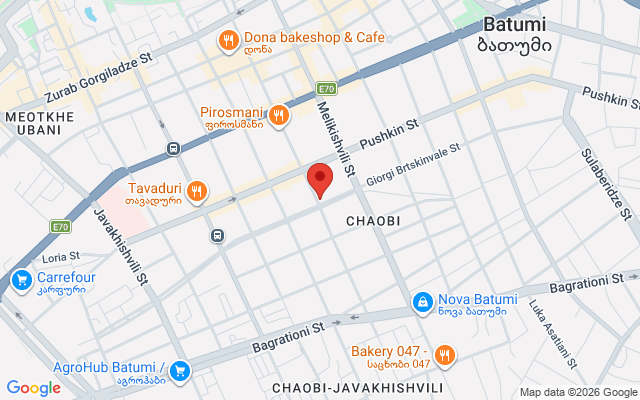Карта расположения