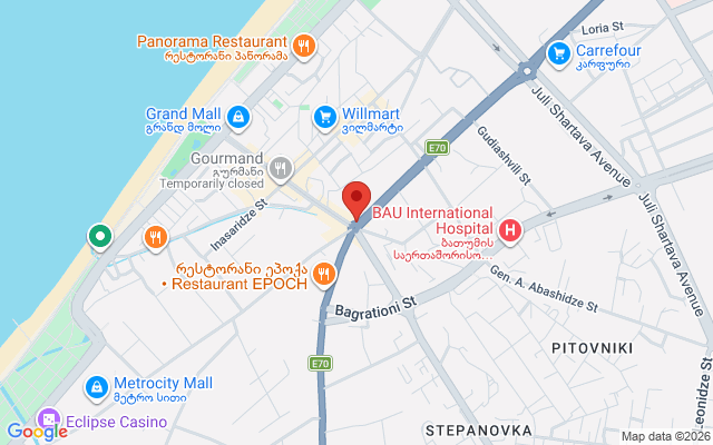 Карта расположения