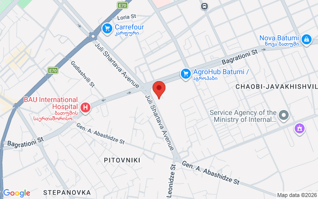 Карта расположения