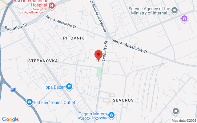 Карта расположения