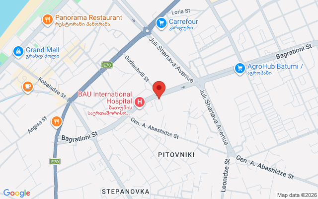 Карта расположения