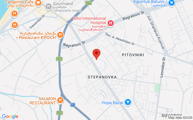 Карта расположения