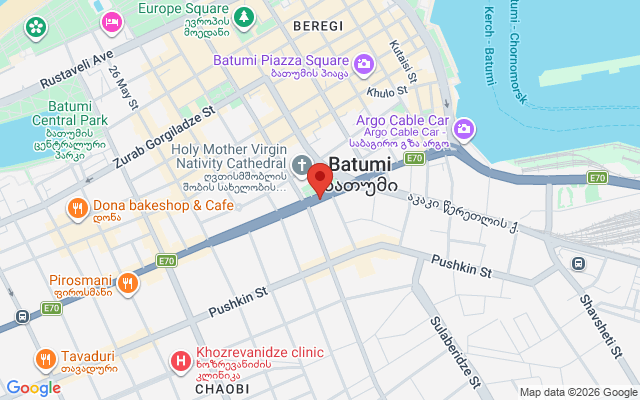 Карта расположения