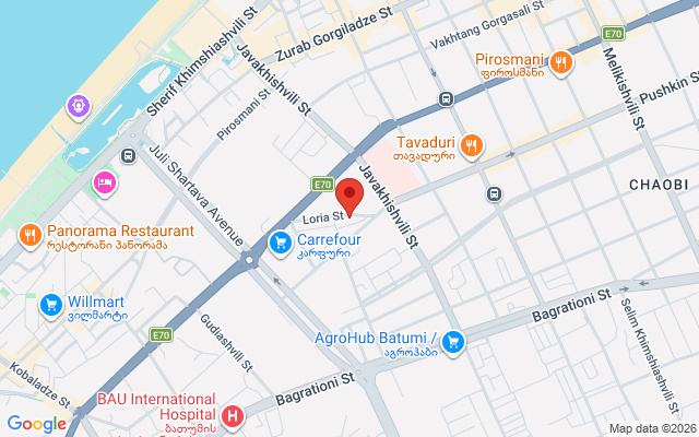 Карта расположения