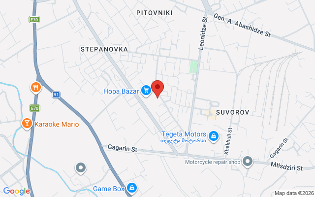 Карта расположения
