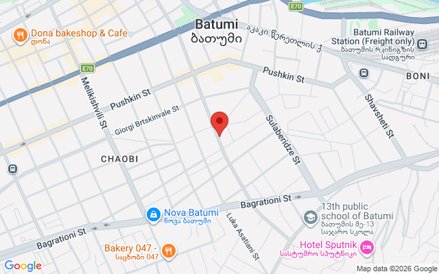 Карта расположения