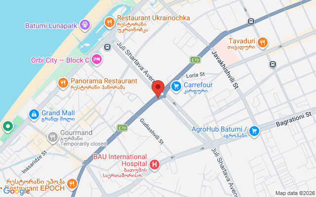 Карта расположения