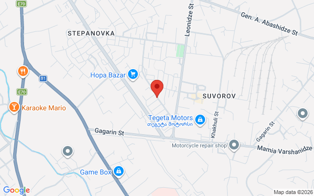 Карта расположения