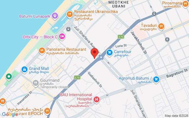 Карта расположения