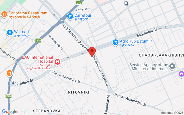 Карта расположения