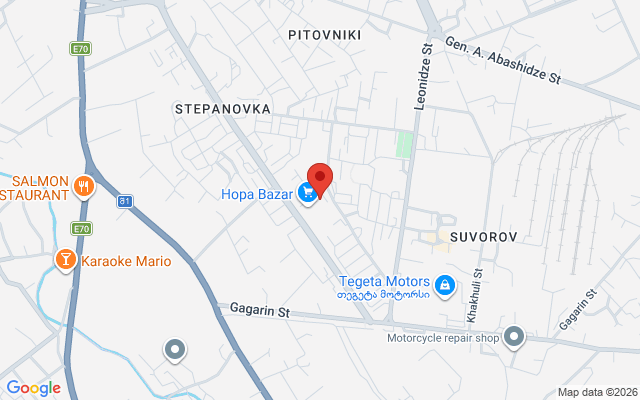 Карта расположения