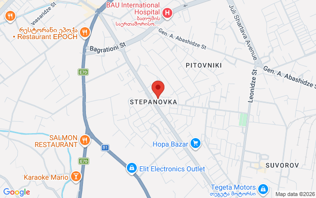 Карта расположения
