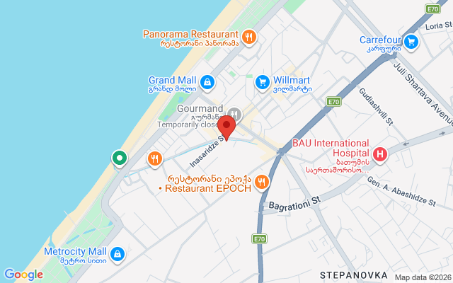 Карта расположения