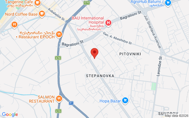 Карта расположения