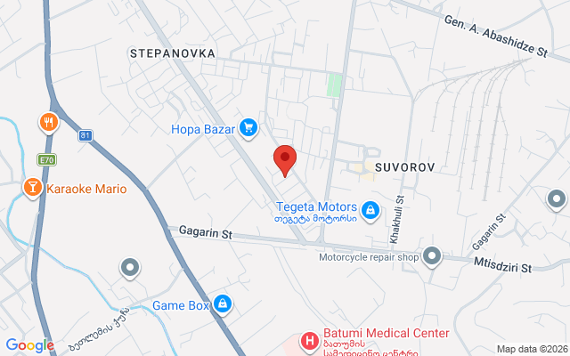 Карта расположения