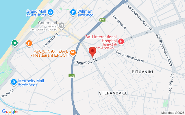 Карта расположения