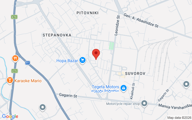Карта расположения