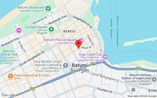 Карта расположения