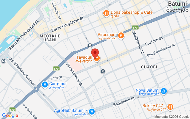 Карта расположения