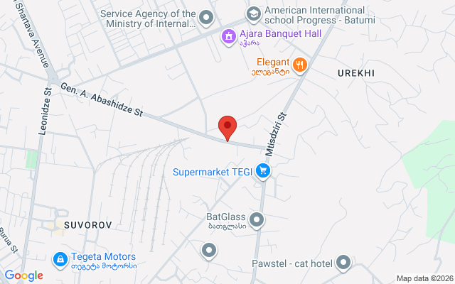 Карта расположения