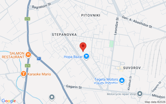 Карта расположения
