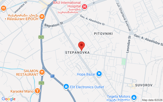 Карта расположения
