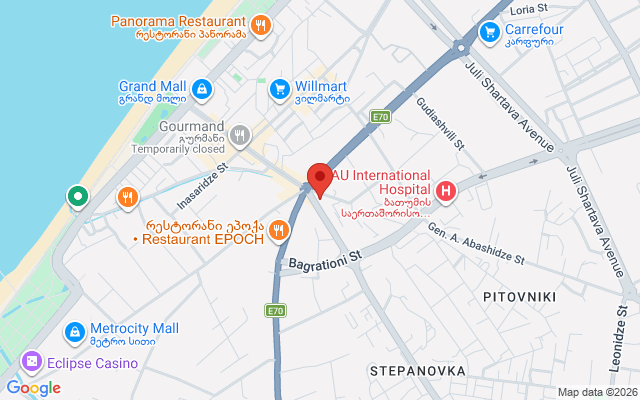 Карта расположения