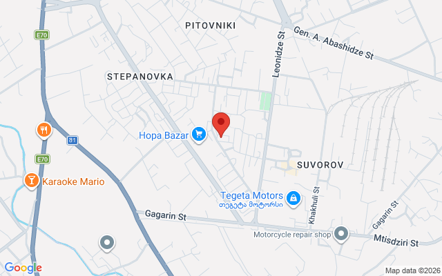 Карта расположения