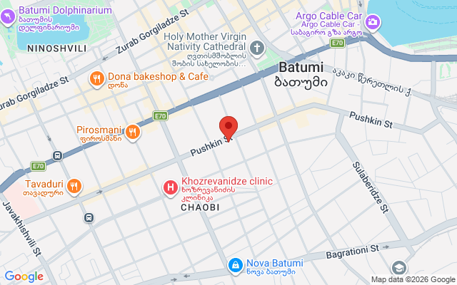 Карта расположения