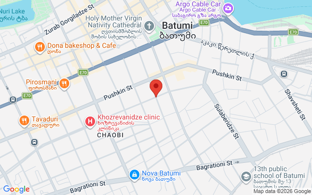 Карта расположения